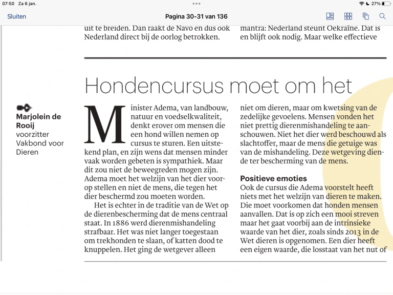 Hondencurus moet om het dier draaien
