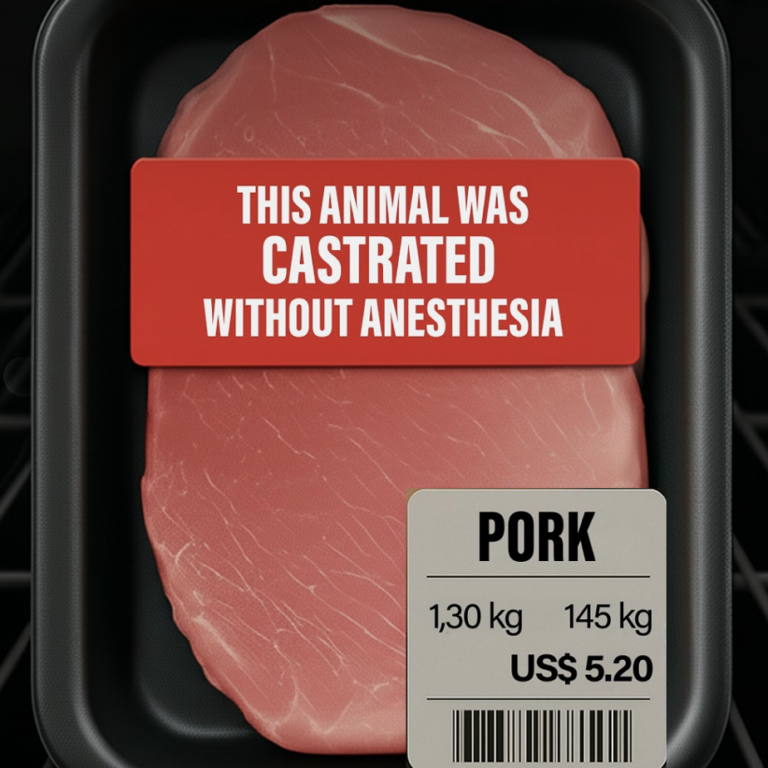 Dierenleed op het vleesetiket